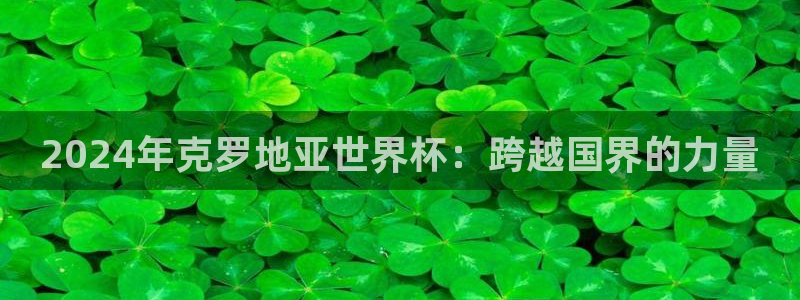 世界杯预选赛欧洲赛区积分榜:2024年克罗地亚世界杯:跨越国界的力量